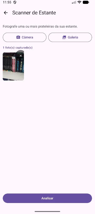 Scanner de estante do BookDragon