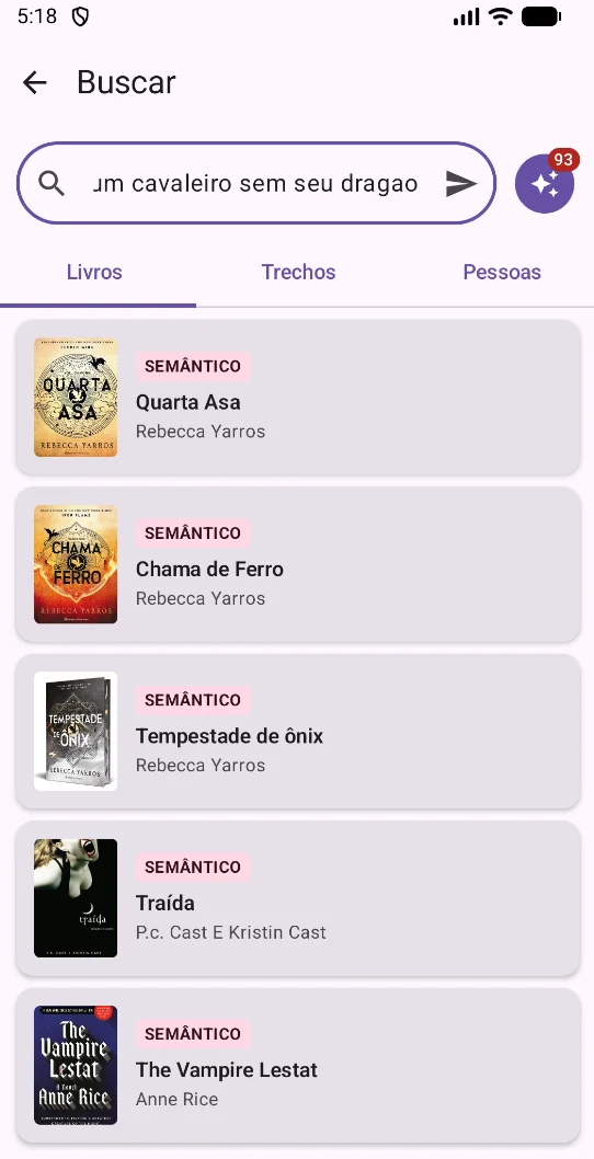 Busca semântica de livros do BookDragon